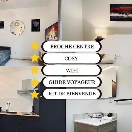 2 Clairmarais T2 En Duplex Proche Gare Centre Apartmán *